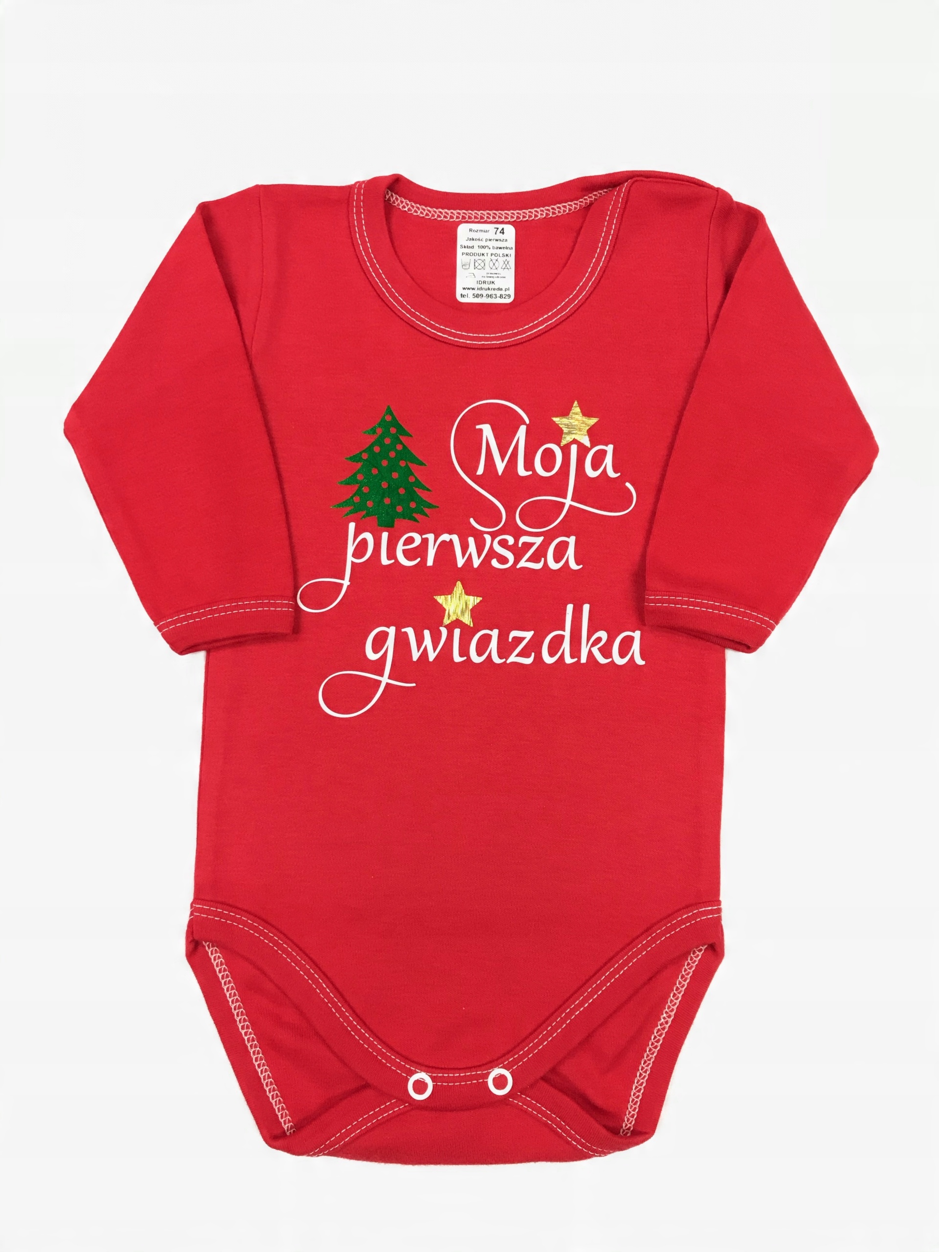 

Body dziecięce Moja pierwsza gwiazdka, Święta- mix