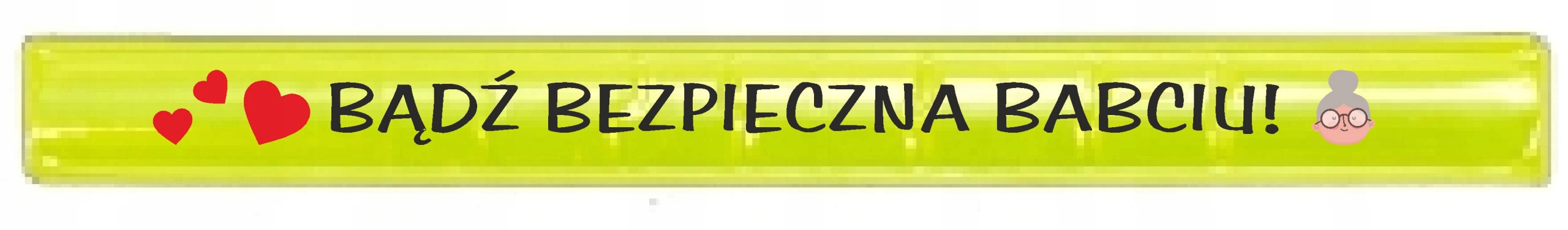 OPASKA ODBLASKOWA DLA BABCI prezent