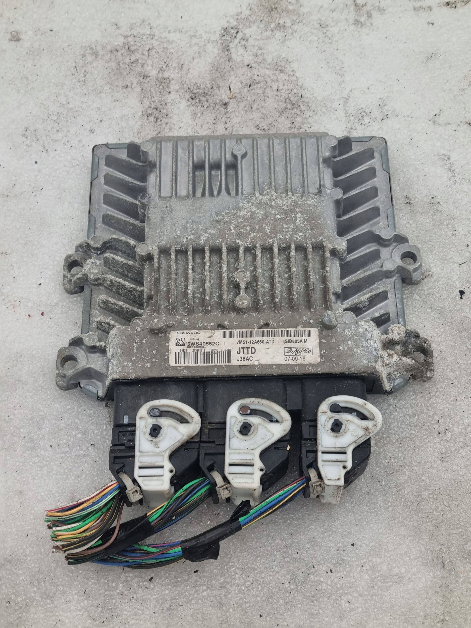 Centralina computer Motore modulo ECU Ford 2.0 TDCI 7M5112A650ATD