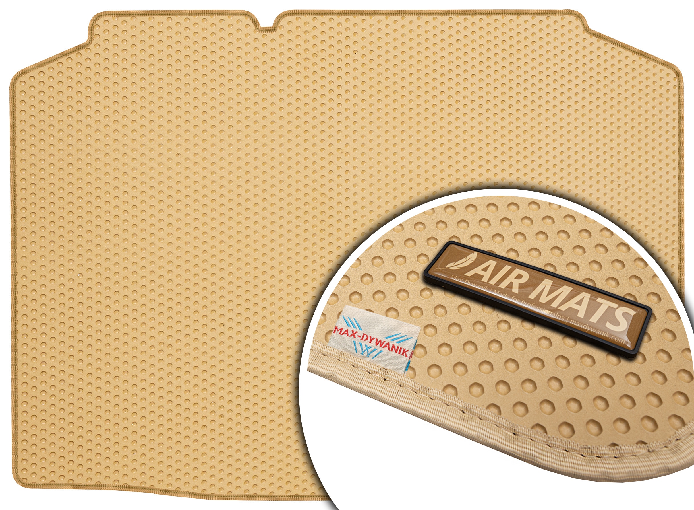 Škoda Fabia II Hatchback 2007-2014 Béžová rohož do kufru Eva Air Mats