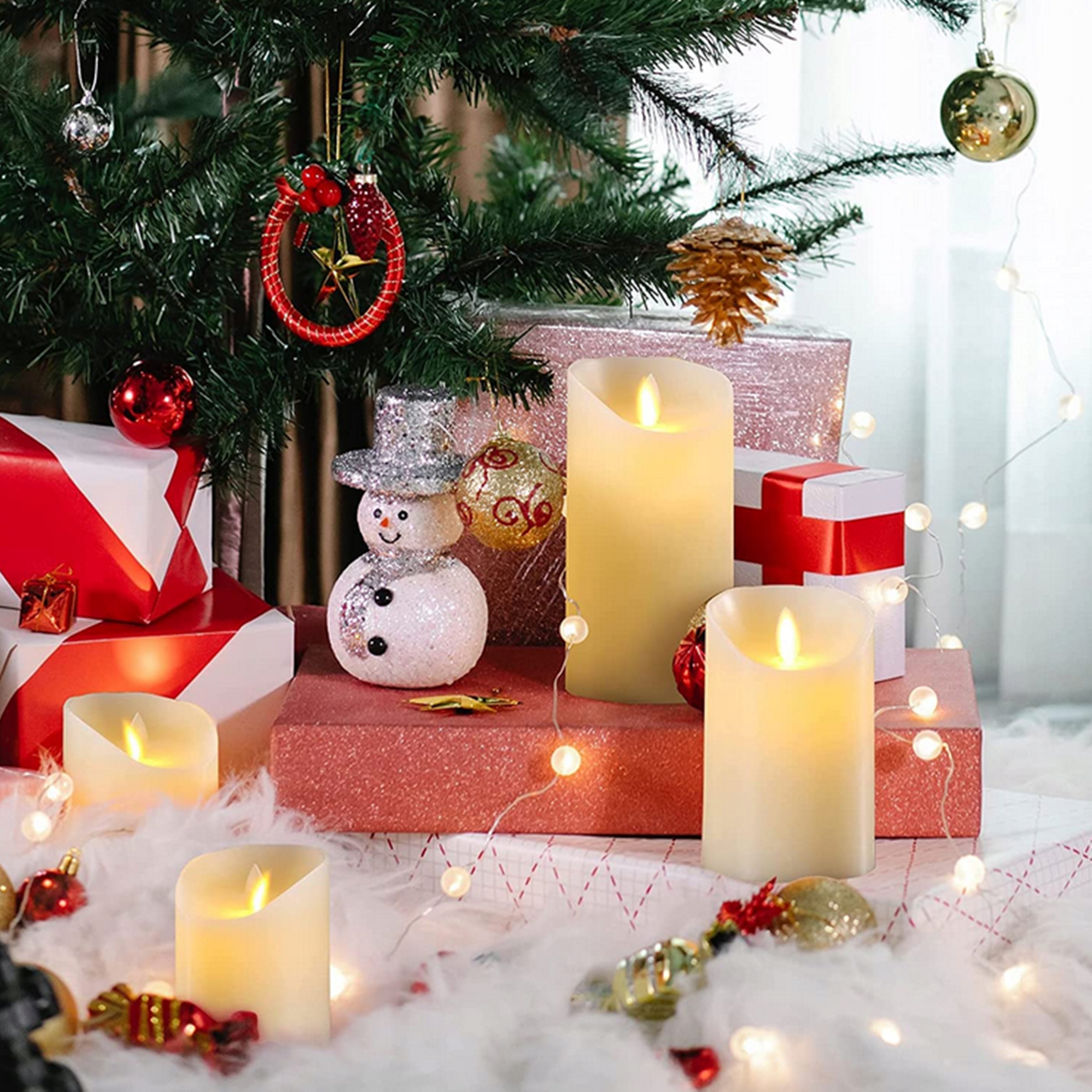 ŚWIECE LED RGB KOLOROWE ŚWIECZKI Z PILOTEM ZESTAW 3 SZT LAMPKI DEKORACYJNE Skład inna