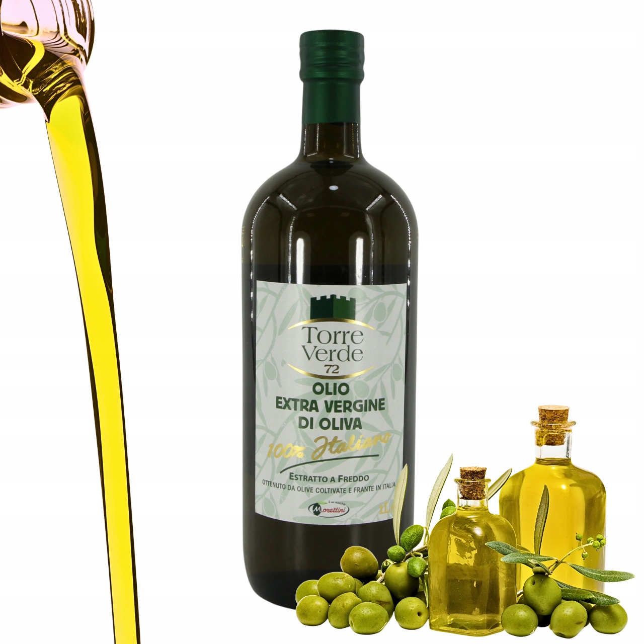 Morettini oliwa extra vergine Torre Verde 1L Włochy Toskania