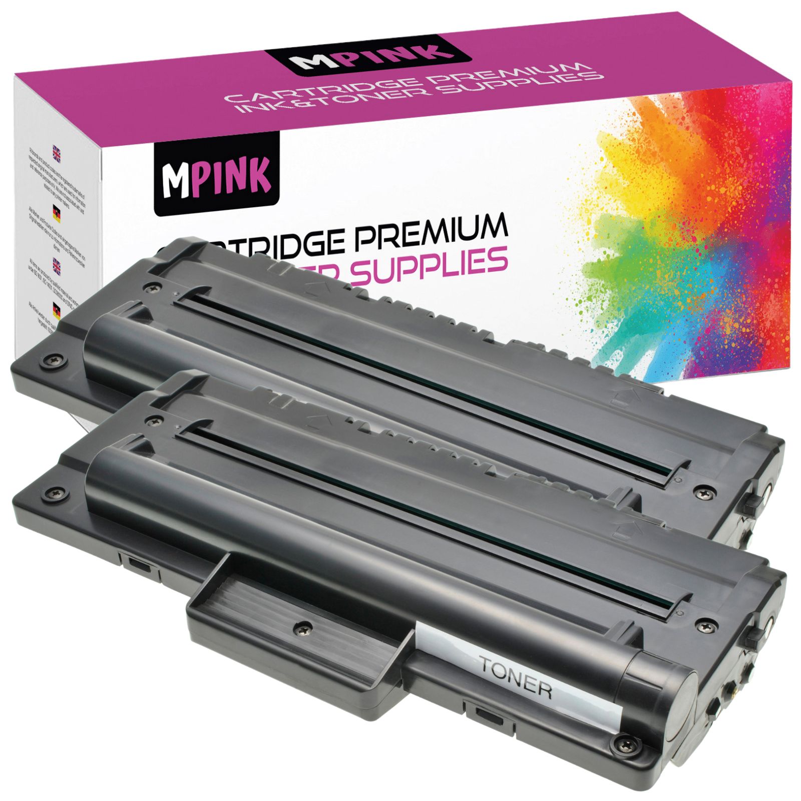 2x Toner pro Samsung SCX-D4200A SCX-4200F SCX-4200R Sada XL Černá