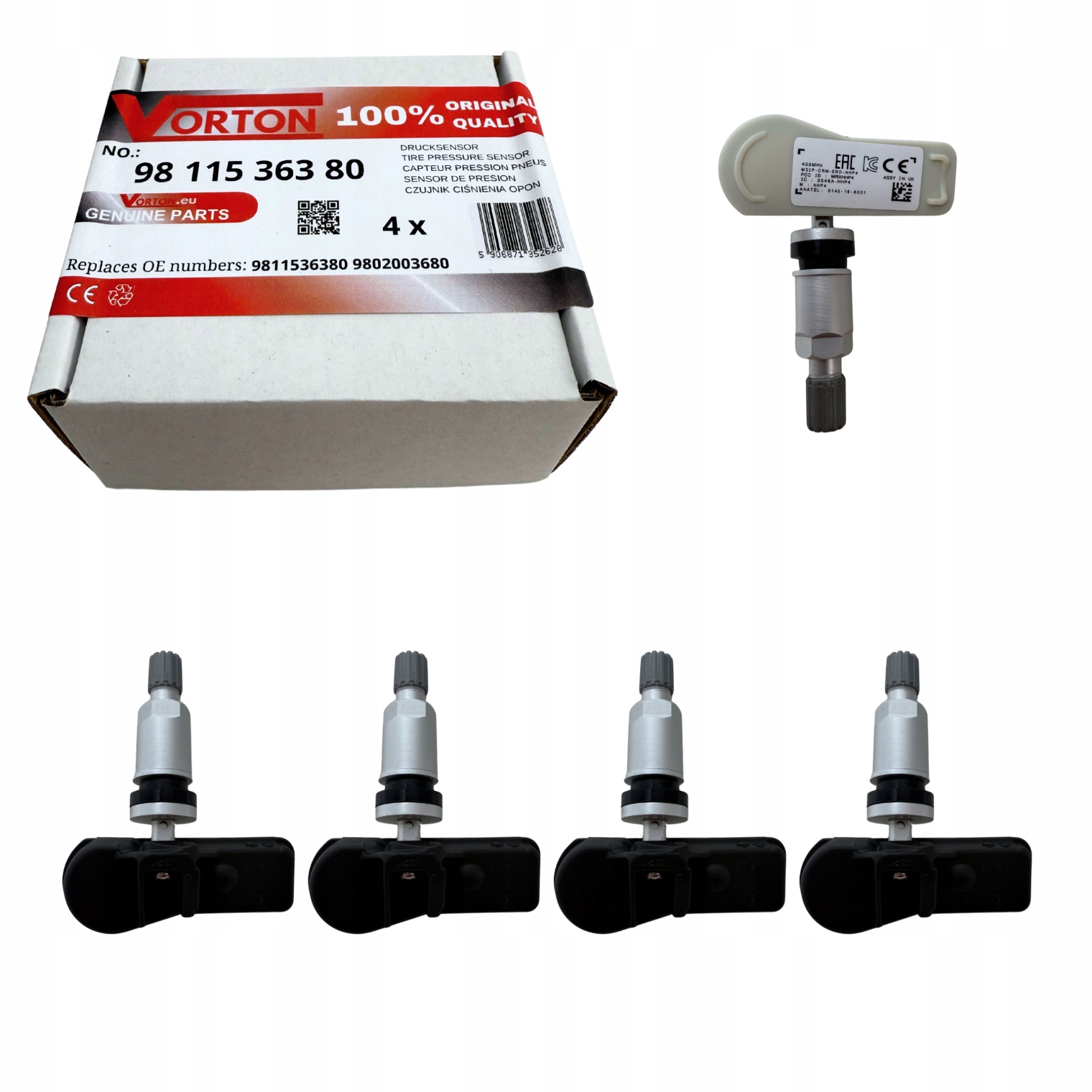 Snímače Tlaku Vzduchu Pneumatík Tpms Peugeot 508 3008 5008 Rcz Partner