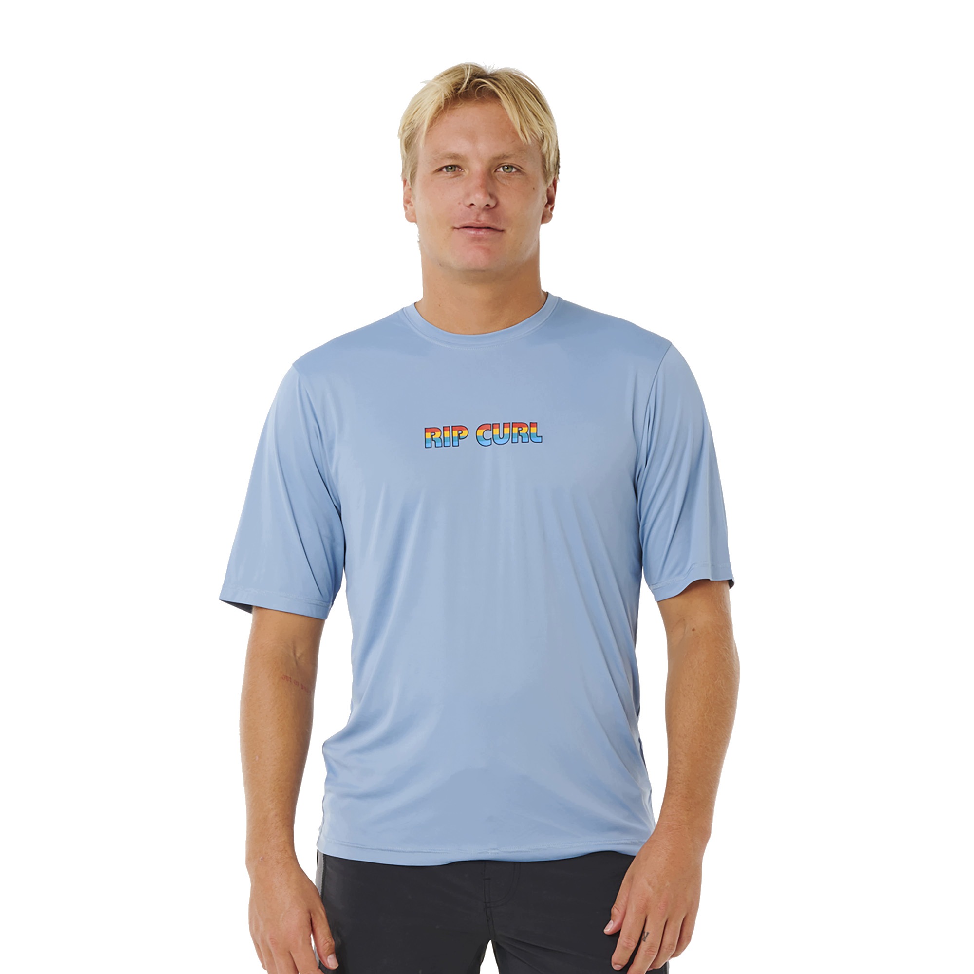 Koszulka do pływania męska Rip Curl Icons Of Surflite Upf faded denim