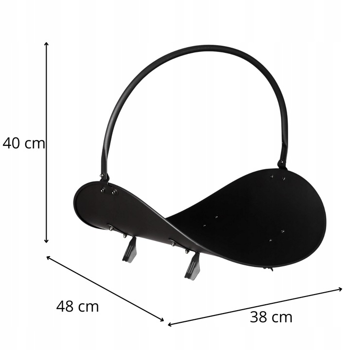 ПІДСТАВКА КОШИК ДЛЯ ДРОВА МЕТАЛЕВА ПОРТАТИВНА ПОЛИЦЯ Тип підставки