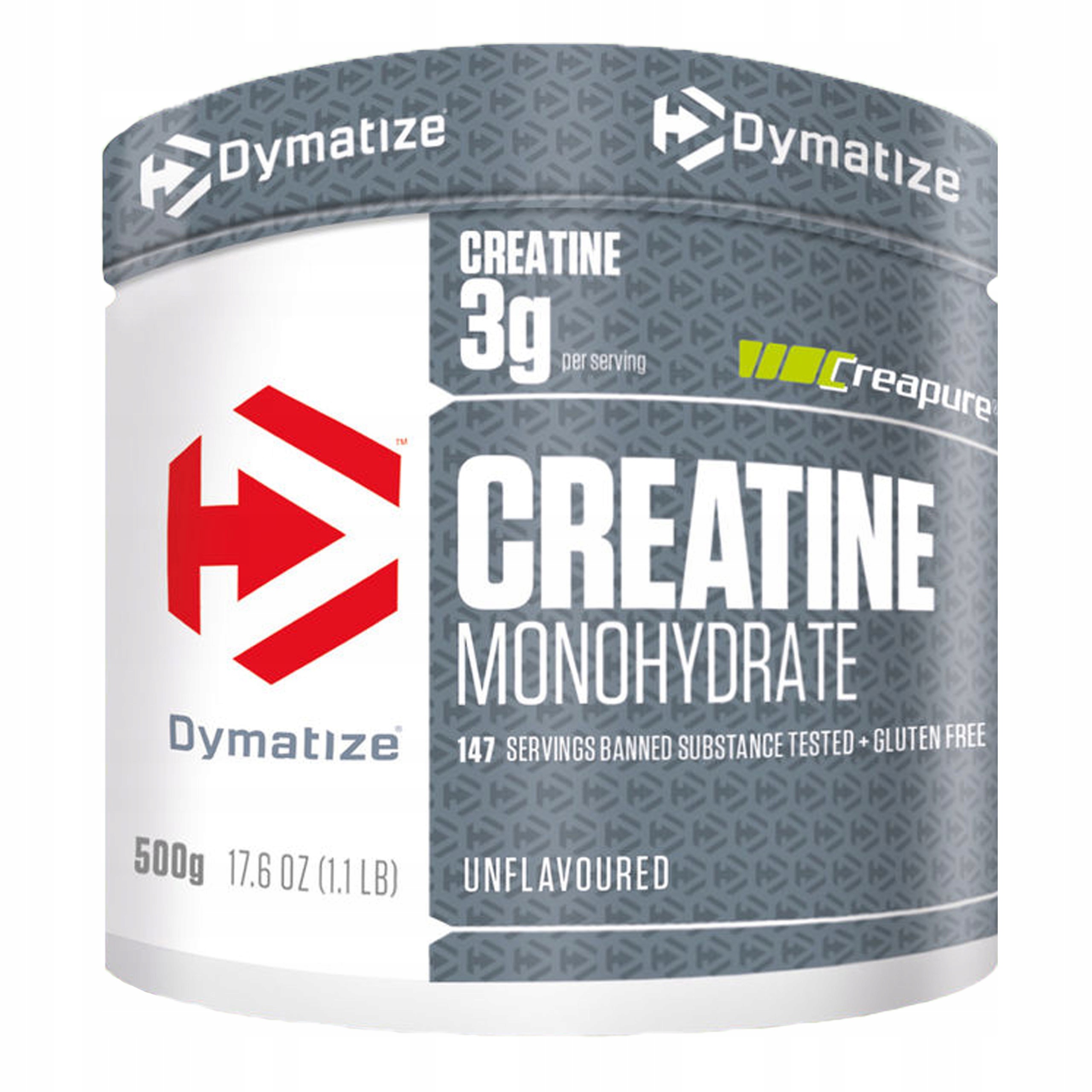 Dymatize Kreatin Monohydrate 500 g Creapure Masa Síla Svaly