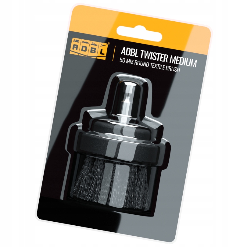 Adbl Twister Medium 50mm Szczotka Na Wkrętarkę Do Czyszczenia Tapicerki
