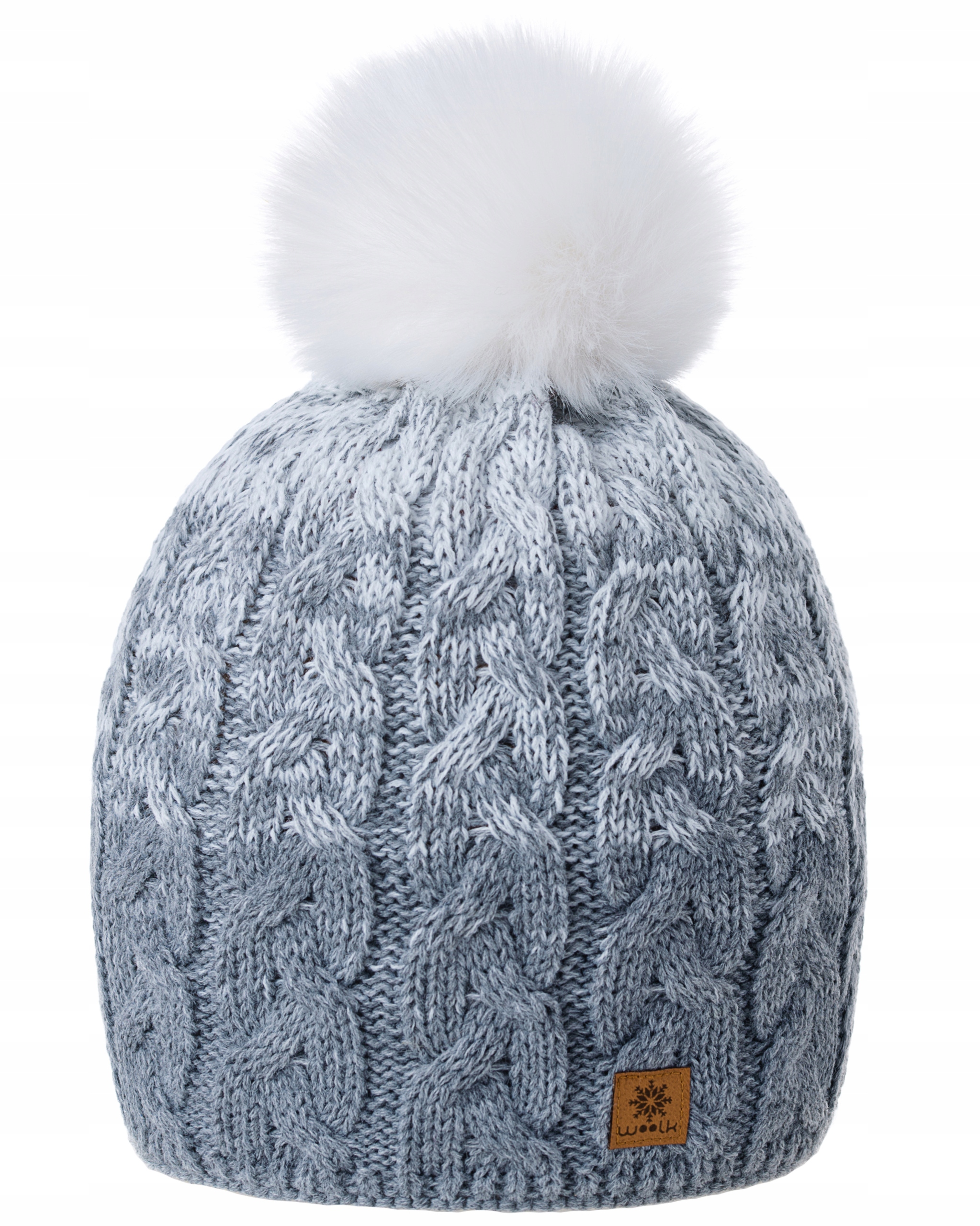 

Zimowa Czapka Ciepła pompon i polar Woolk Pola