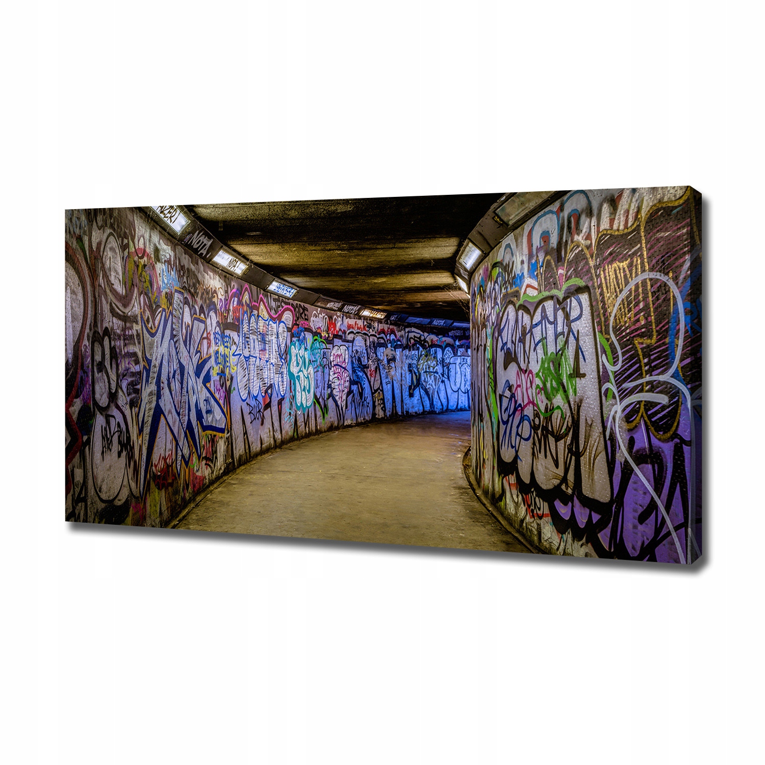 

Foto obraz na płótnie Graffiti w metrze 120x60 cm