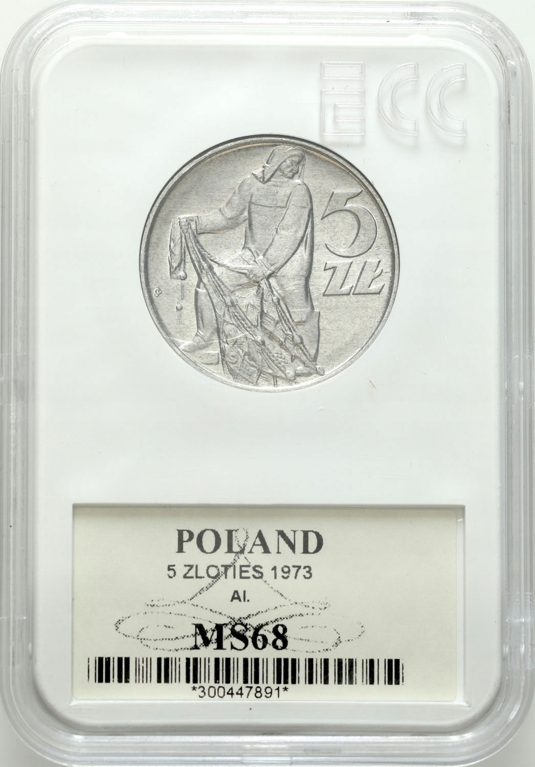 PRL. 5 złotych 1973 Rybak – MENNICZY
