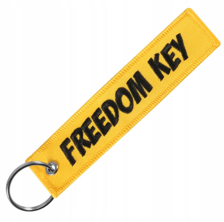 

Brelok Freedom Key yellow zawieszka do kluczy