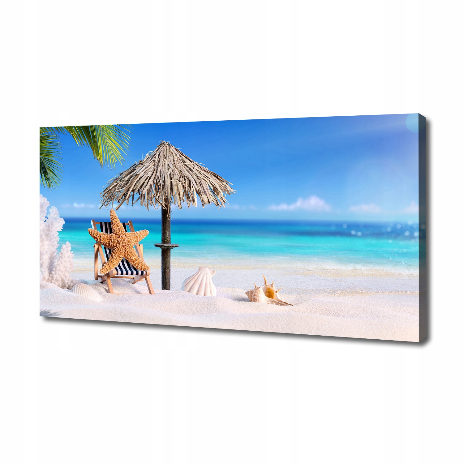 

Foto obraz na płótnie Wakacje na plaży 140x70 cm