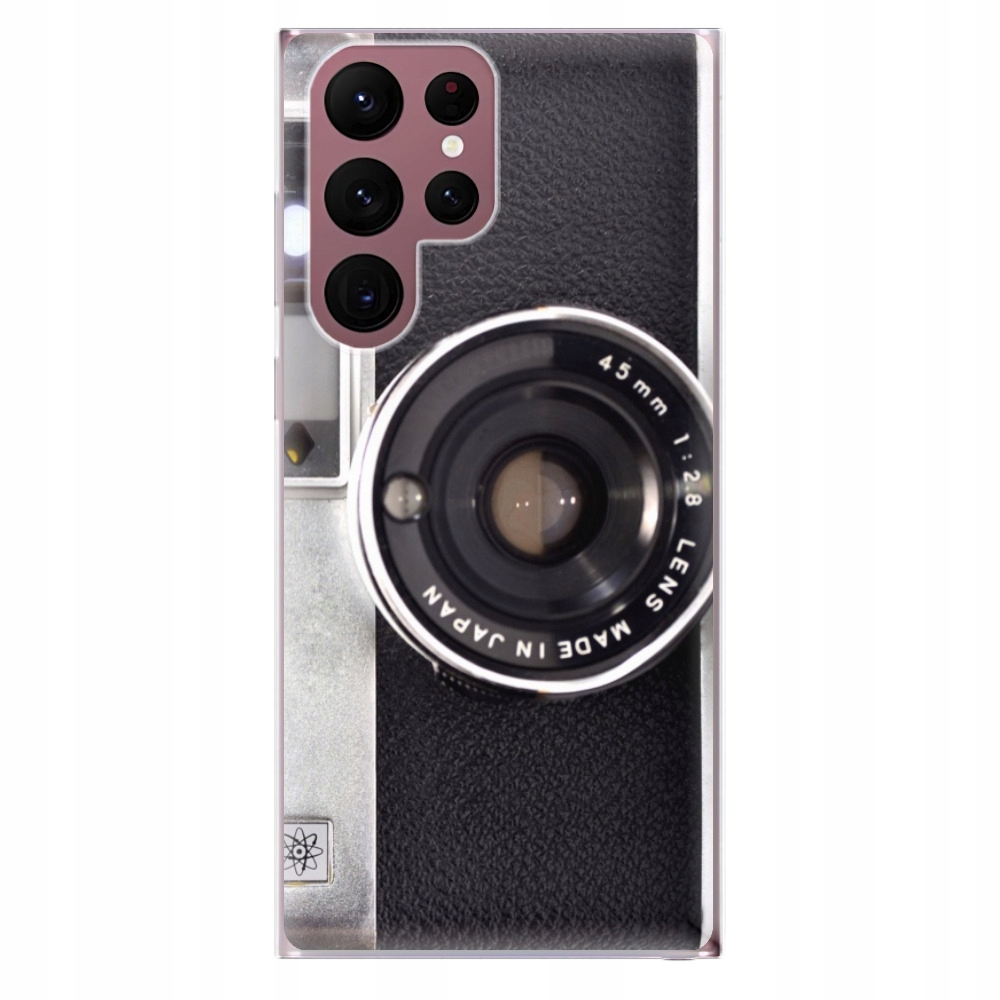 Silikonowe etui Vintage Camera 01 do Samsung Galaxy S22 Ultra 5G
