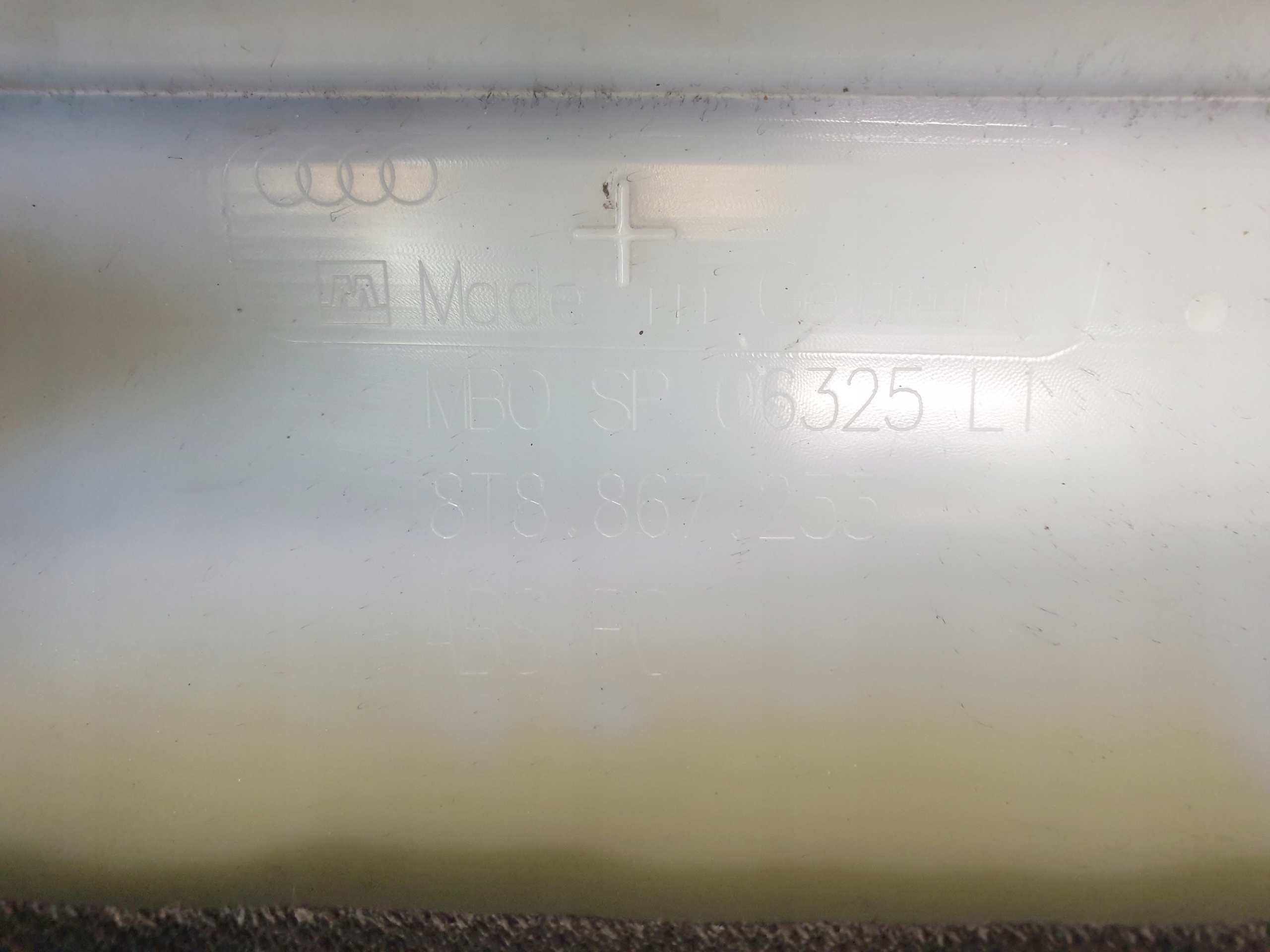 cover side SLUPKA A left right front AUDI A5 8T SPORTBACK SLINE OE