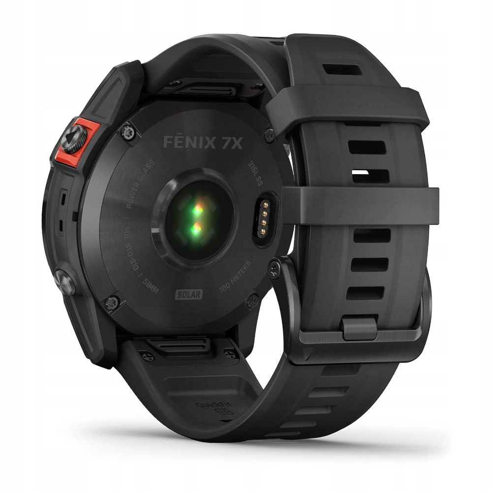 Silikonowy pasek premium QuickFit 26 mm do GARMIN Fenix 6X 7X Tactix Epix 2 Marka Inna