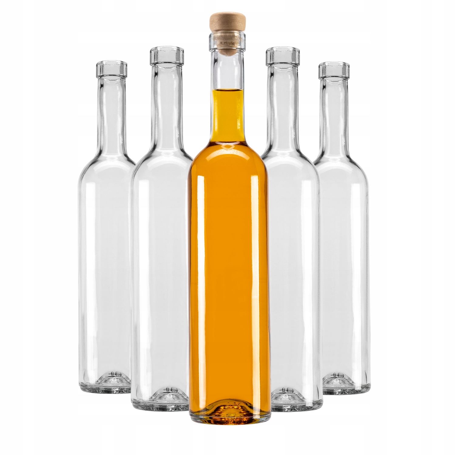 

5x Butelki Quadra 500ml 0,5L Na Nalewki Wino Sok