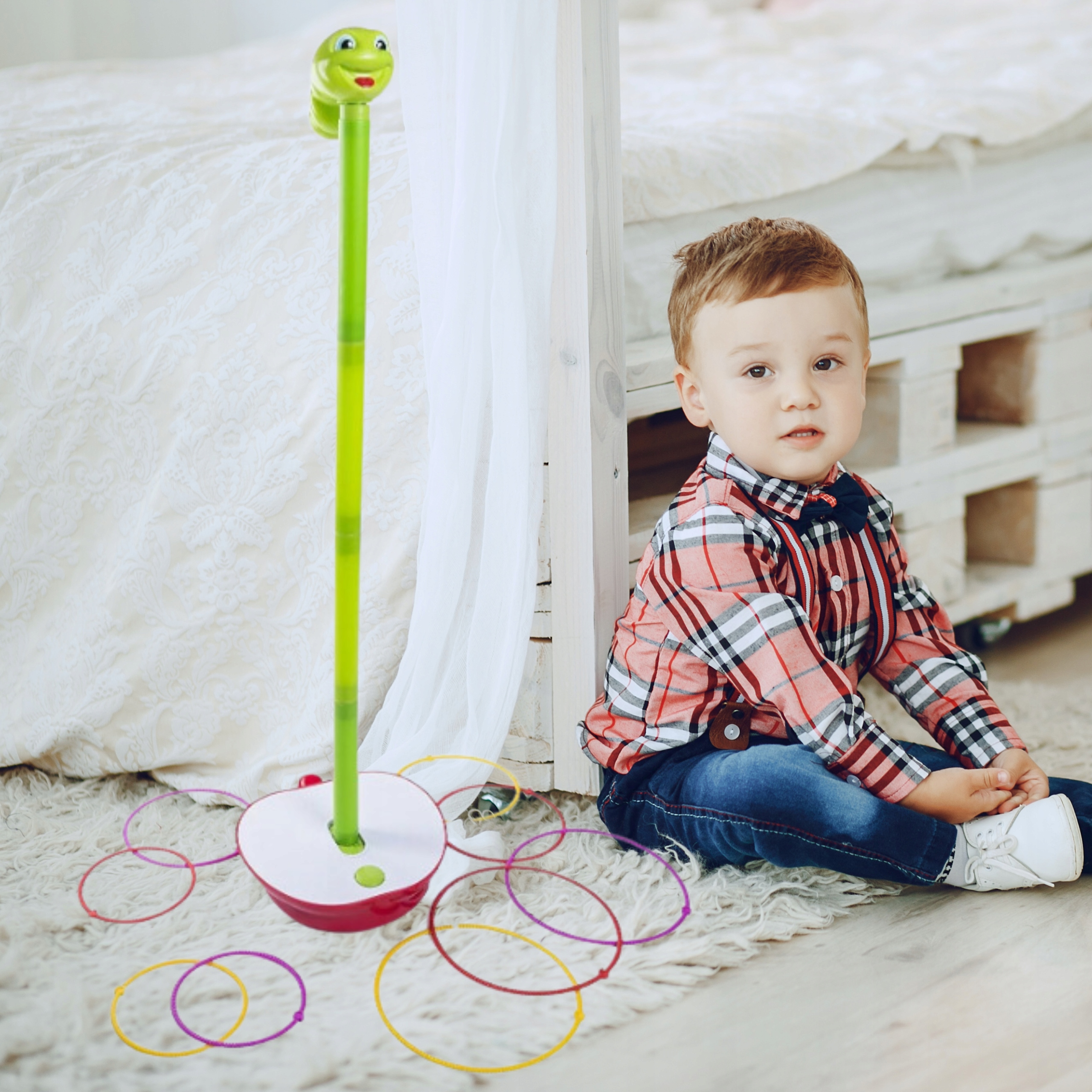 GRA ZRĘCZNOŚCIOWA Tańczący Robak Gibający Robaczek RZUT DO CELU Prezent Płeć chłopcy dziewczynki