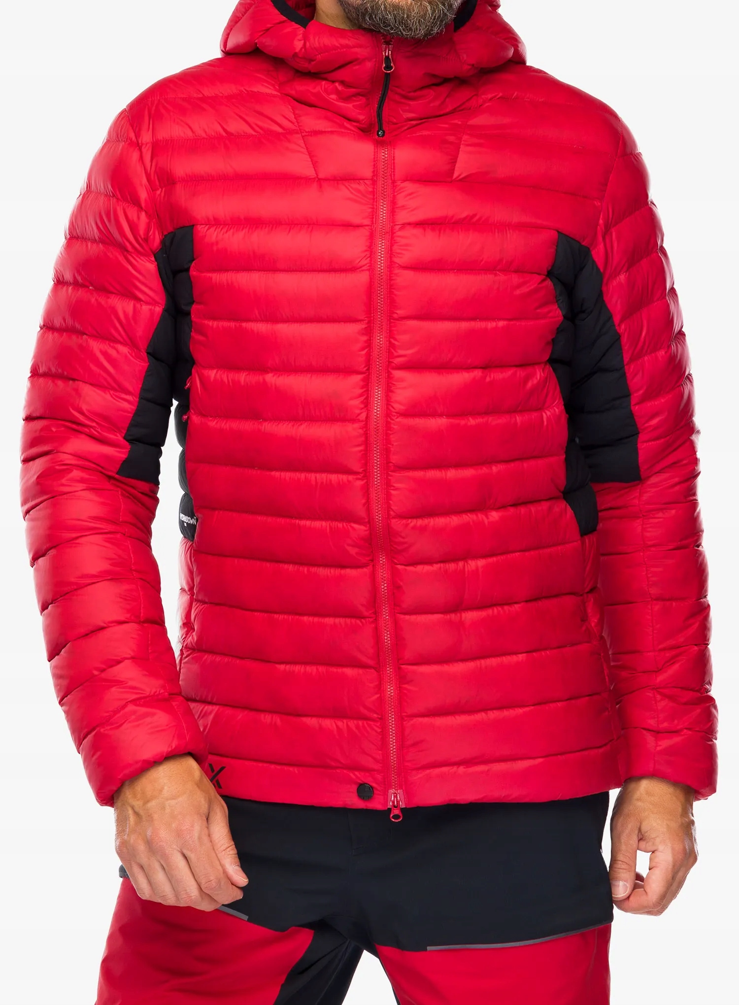 Péřová bunda Berghaus Mtn Seeker Mw Down Hoody goji berry/jet black S