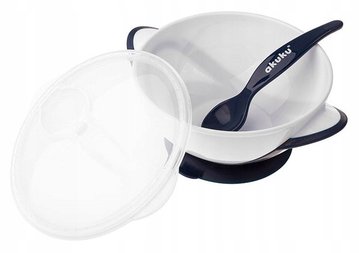 

Akuku miska Miseczka z przyssawką Łyżeczka