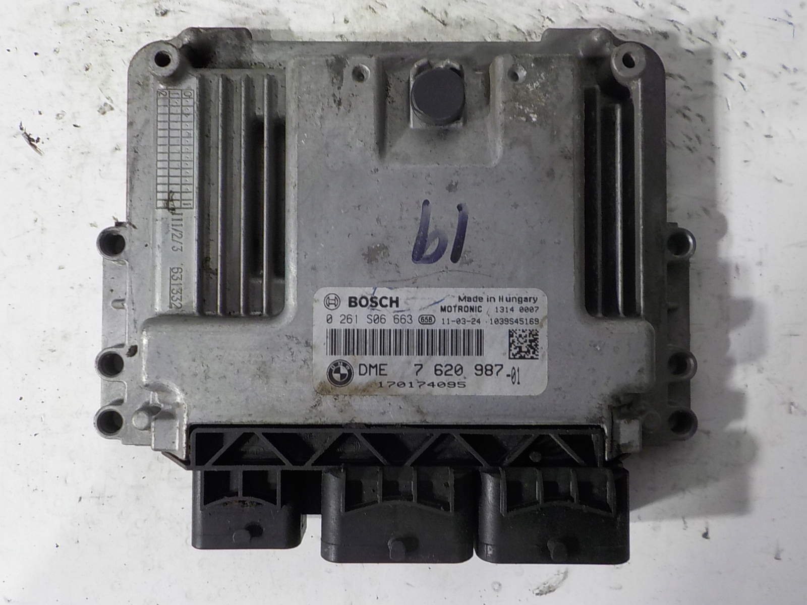 MINI R56 1.6 TURBO computer control unit 0261S06663 7620987