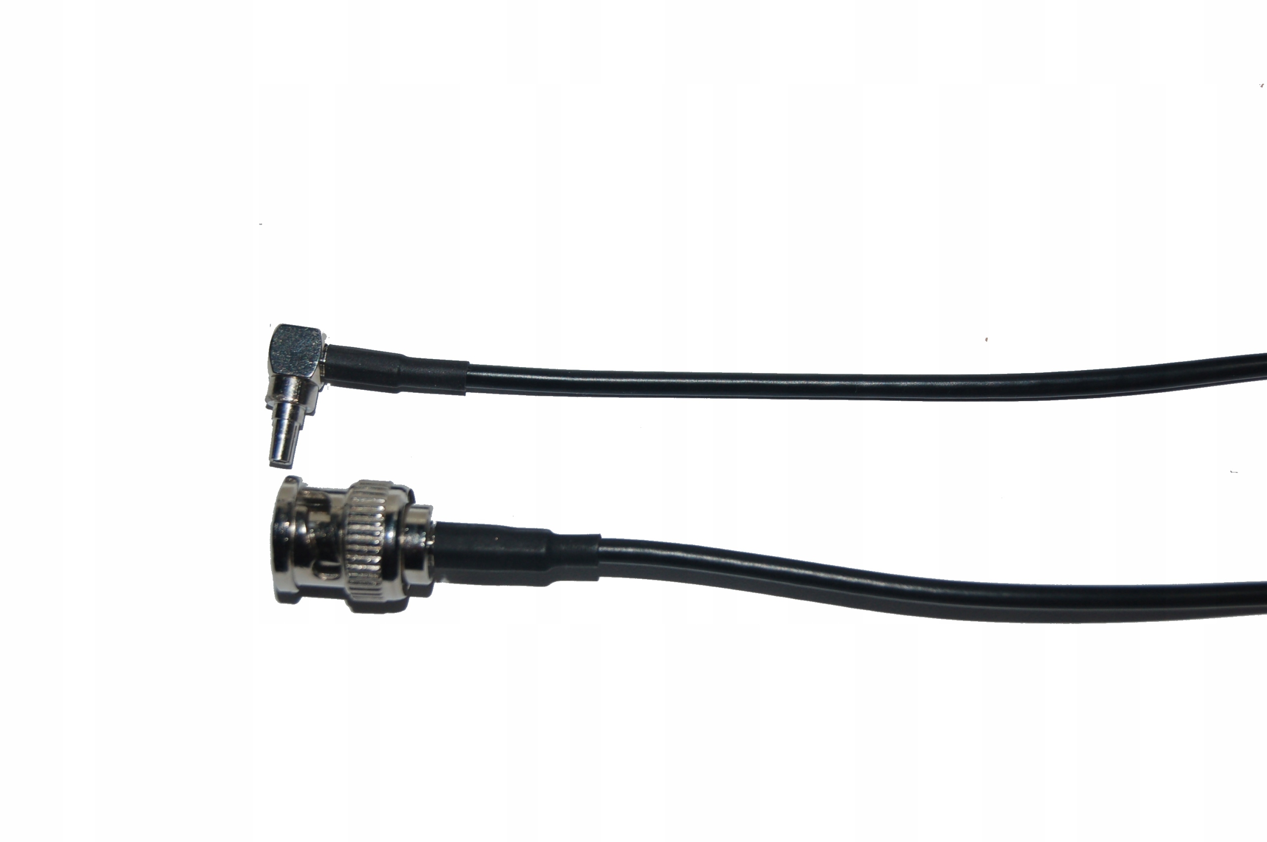 Kabel wtyk Bnc prosty wtyk CRC9 kątowy na RG174 linka 1m*