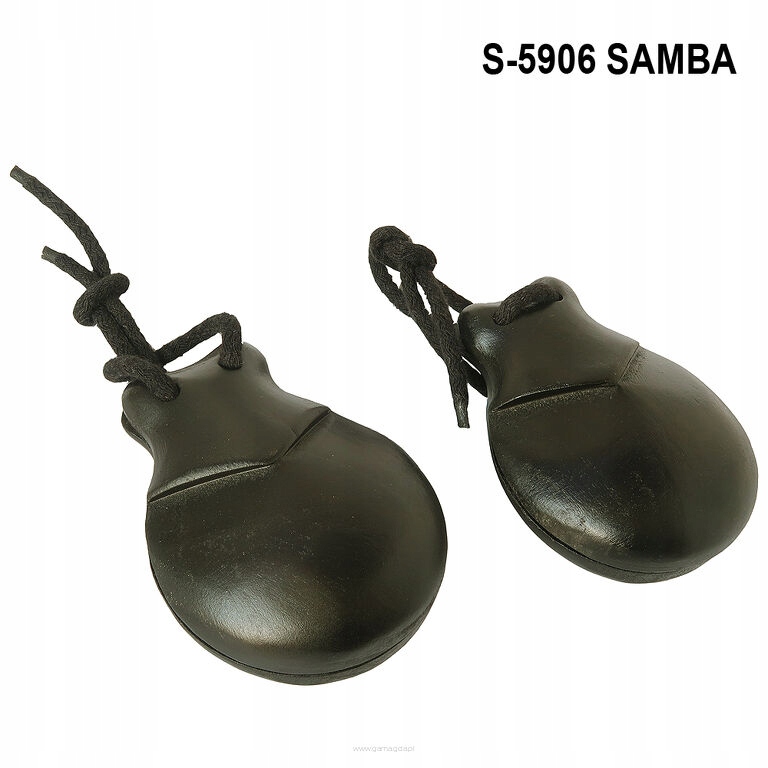 Kastaniety drewniane S5906M heban imitacja Samba