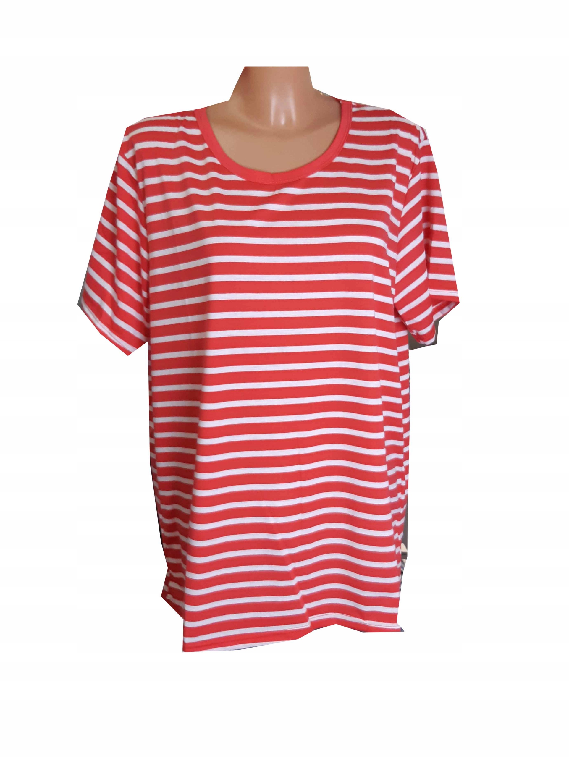 Bluzka KOSZULKA kobieca kobieca paski 6XL