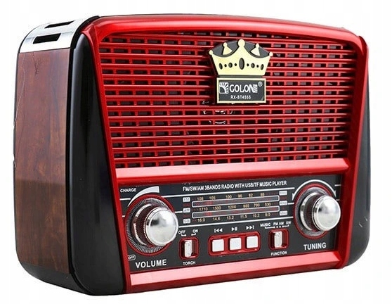 RADIO RETRO SOLARNE AKUMULATOROWE USB GŁOŚNIK EAN (GTIN) 7996564965