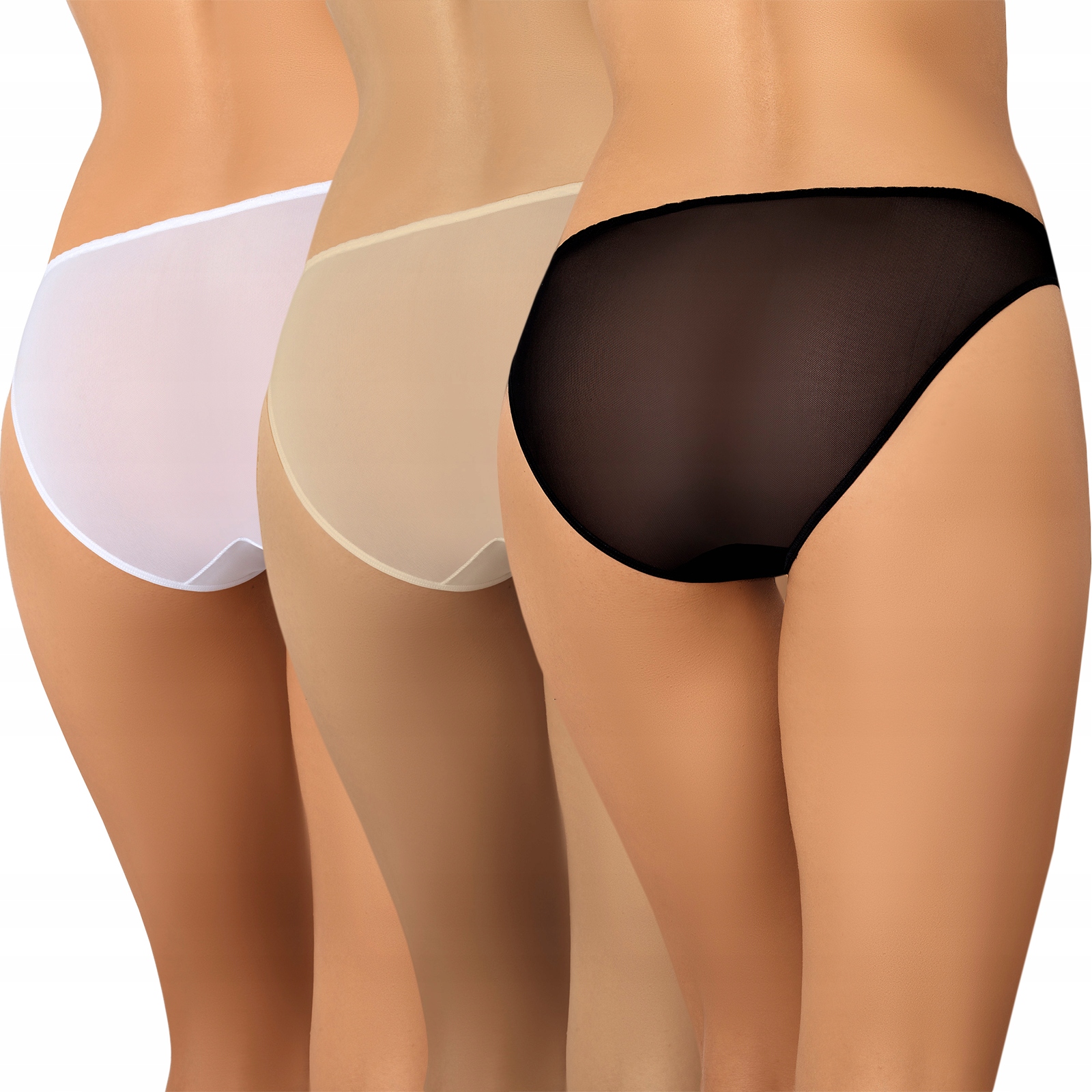 

Majtki Damskie Figi Klasyczne Teyli Glamour 3 pack