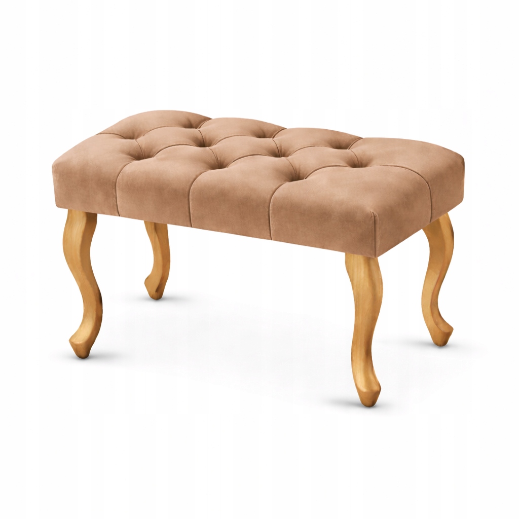 Čalúnená lavička Chesterfield, glamour, prešívaná, farby 60 cm