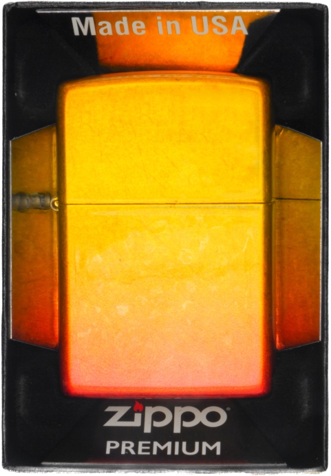 Zapalovač Zippo Ombre Orange Yellow 60006437 Větruodolný benzínový