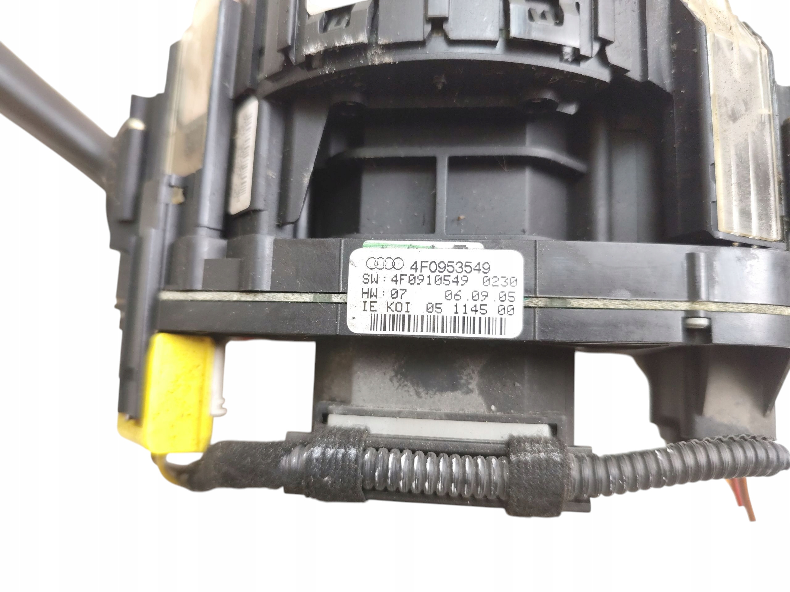 DEVIO LUCI TERGICRISTALLO TERGI DEVIO LUCI DEVIO ANELLO airbag VOLANTE AUDI A6 C6 4F0953549