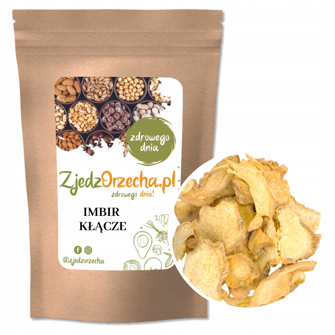 Levně Sušený Zázvor oddenek koření 100% zázvor 5000g 5kg