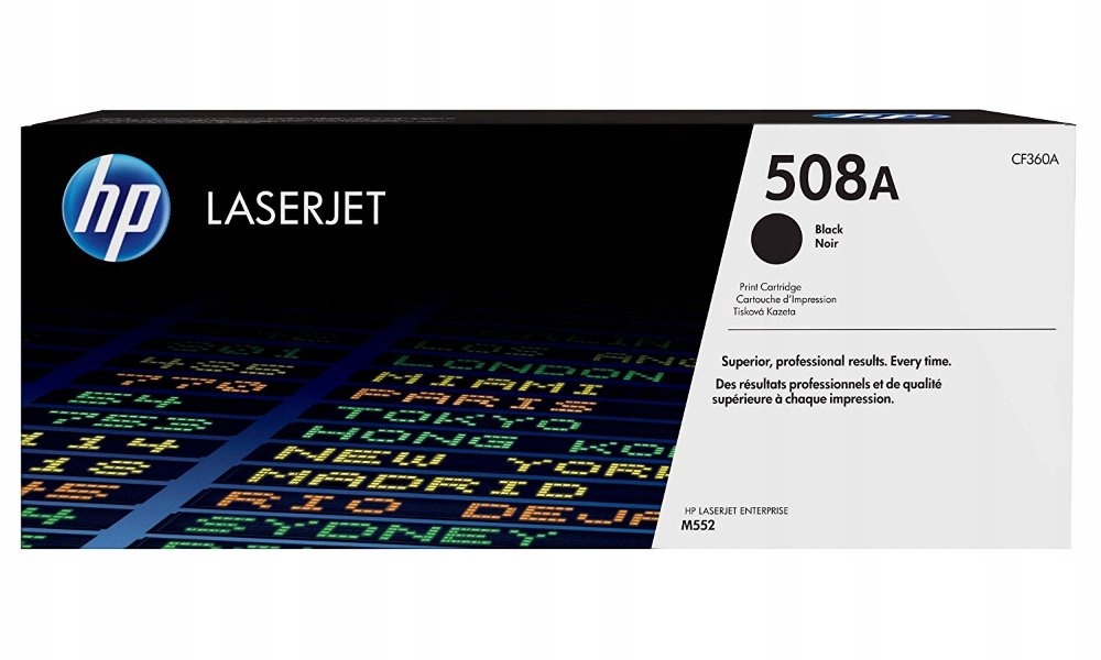 Hp 508A Černá originální tonerová kazeta LaserJet