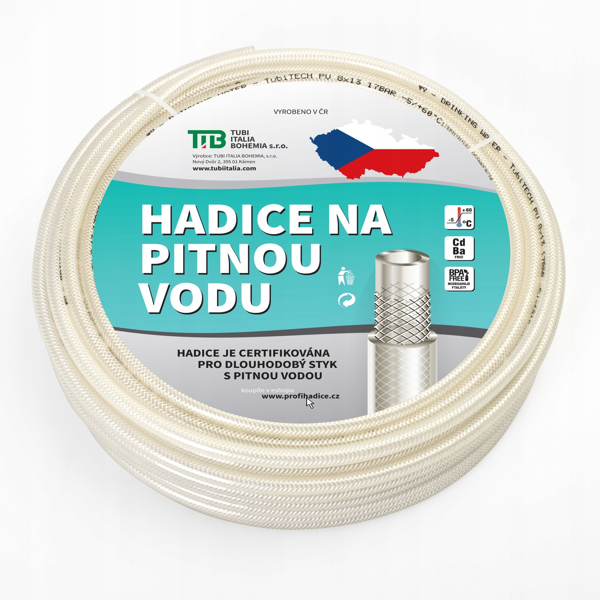 Hadice na pitnou vodu 19x26 mm 50 m