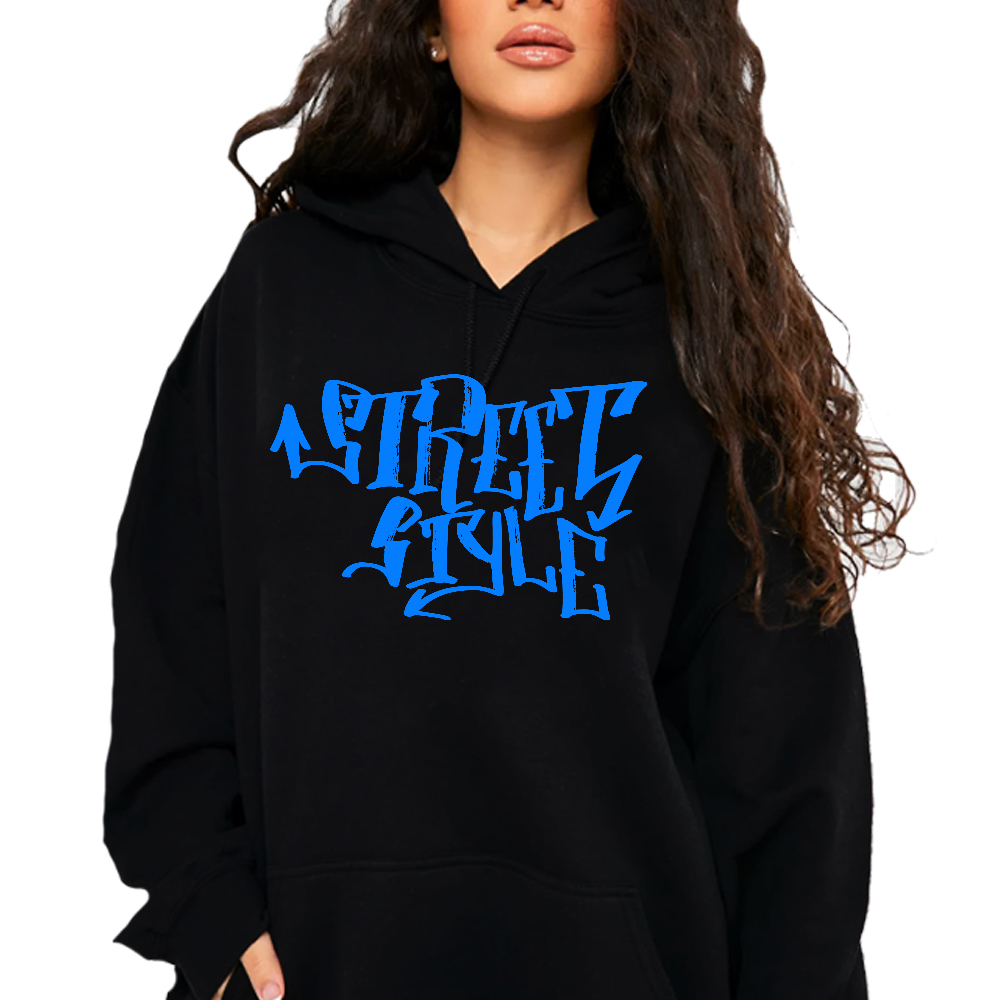 Černá bavlněná mikina Dárek Mikina S Kapucí Vel L, streetwear