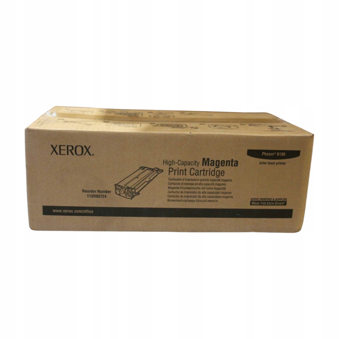 Xerox 6180 113R00724 magenta toner oryginał