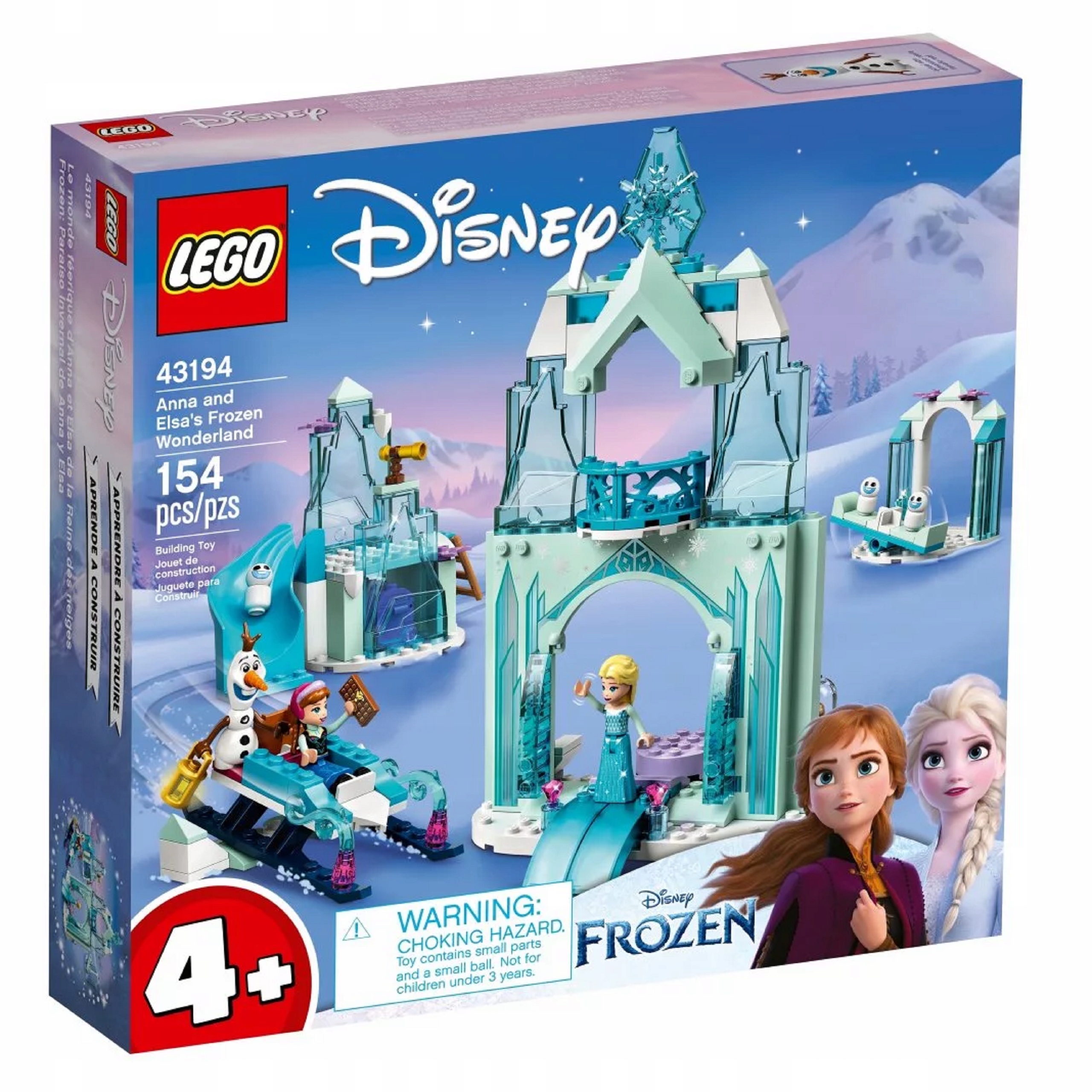 Lego Disney Lodowa kraina czarów Anny i Elsy 43194