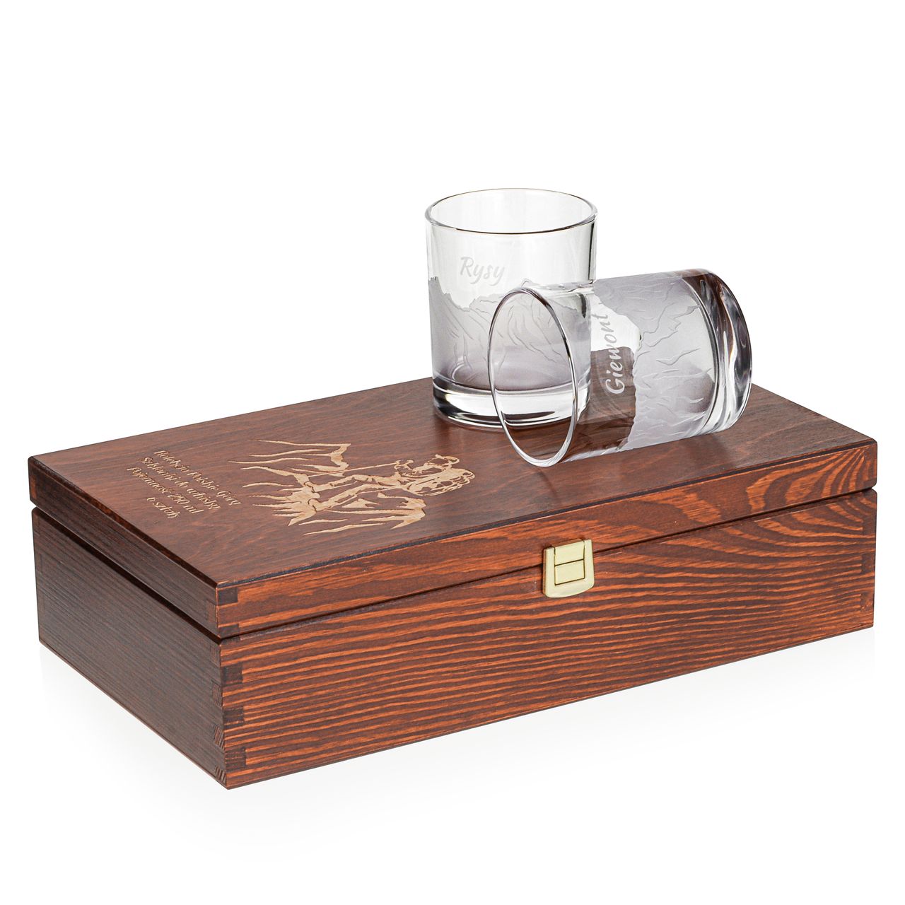 Poháre na whisky Poľské Hory (nova) 350 ml 6 ks v krabici s Gravírovaním