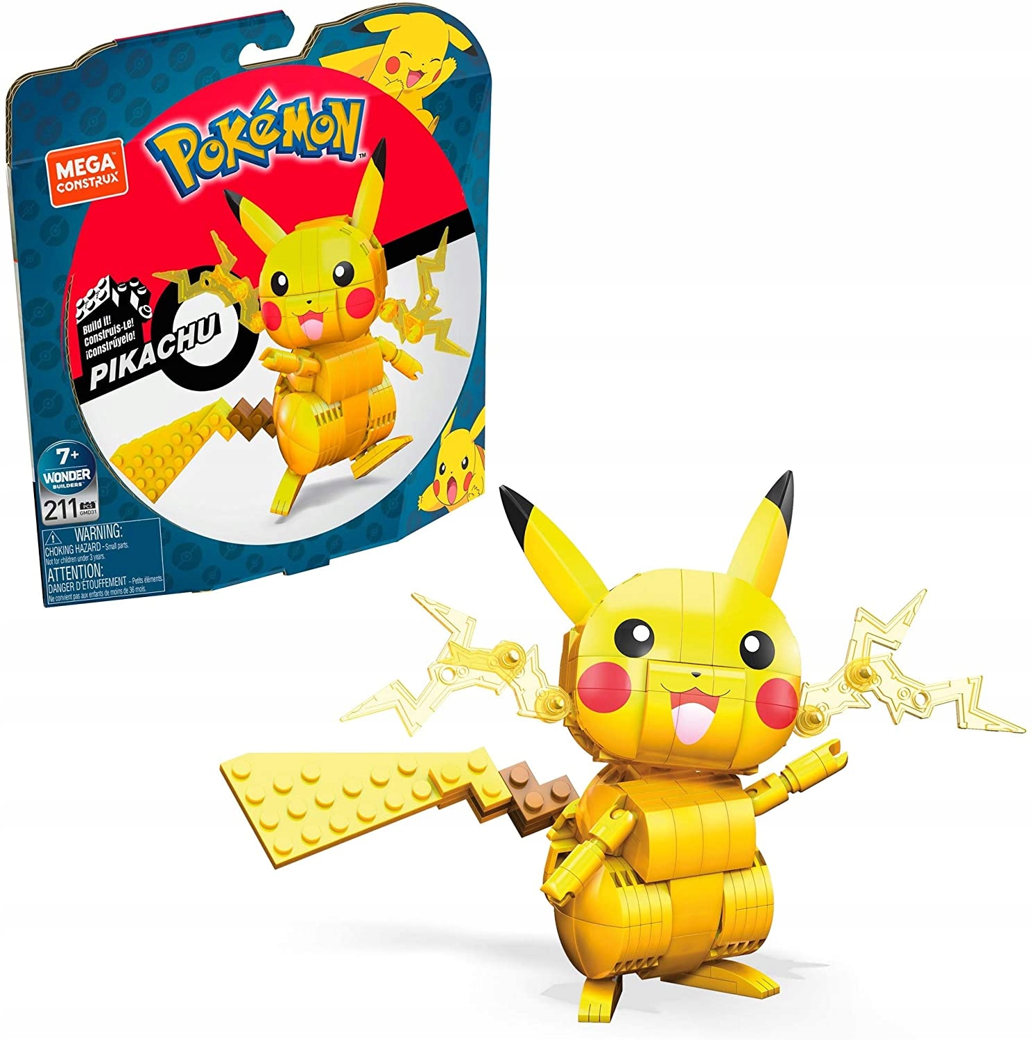 Pokémon Stavebnice Pikachu Construx 211