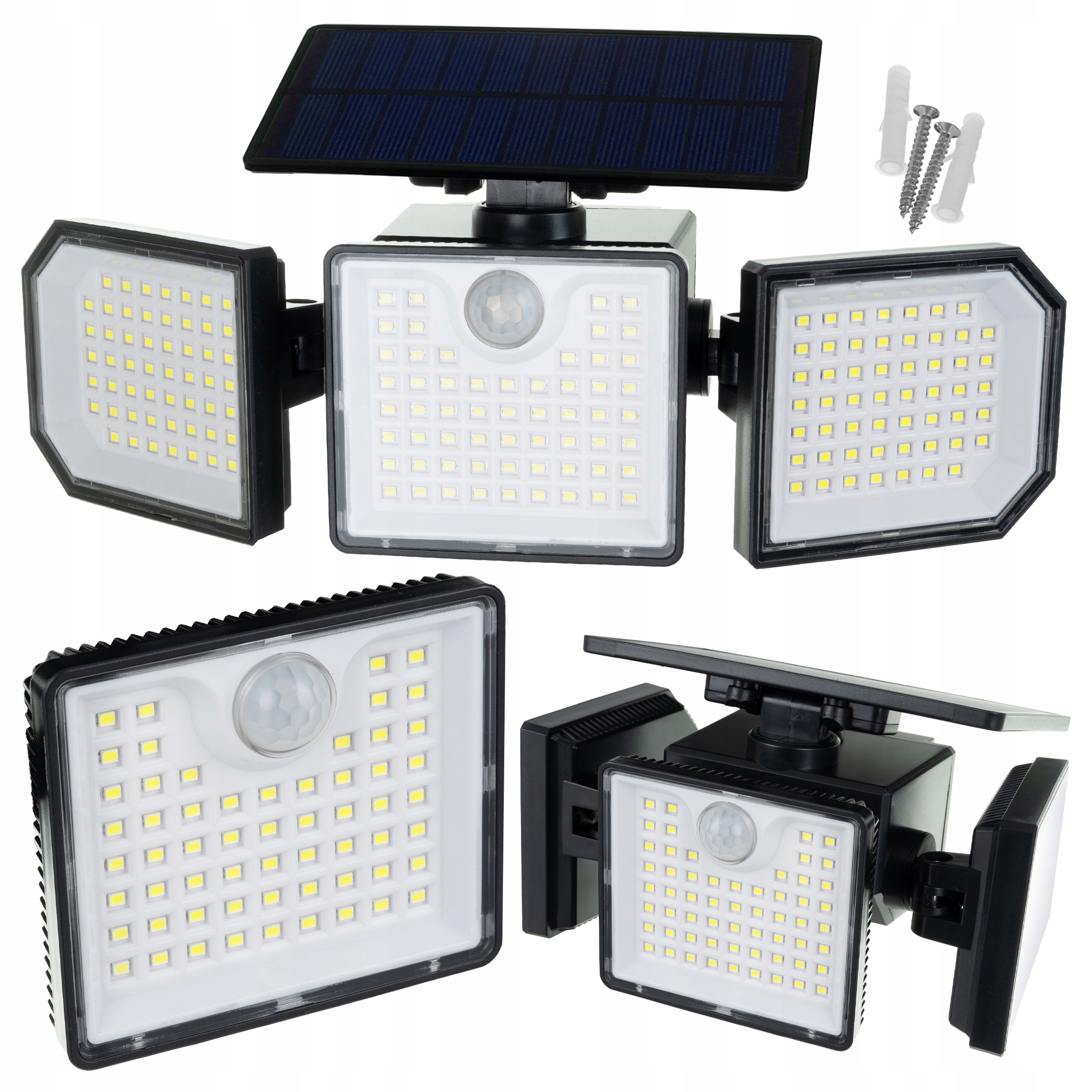 solární zahradní lampa Izoxis 167 Led 500lm Ovladač Senzor pohybu Soumrakový senzor