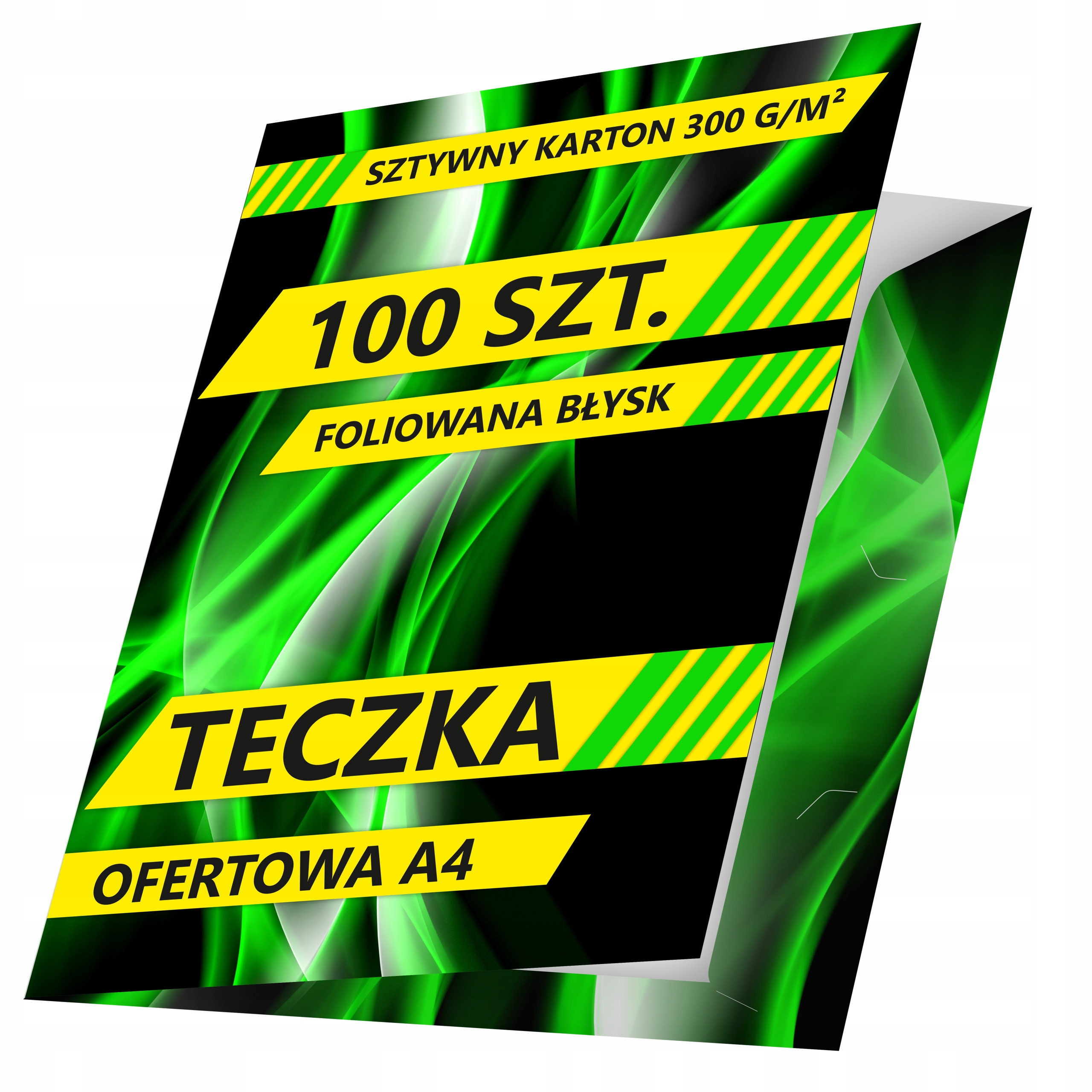 100x TECZKA PREMIUM FIRMOWA OFERTOWA KREATOR PROJEKT CANVA FOLIA BŁYSK