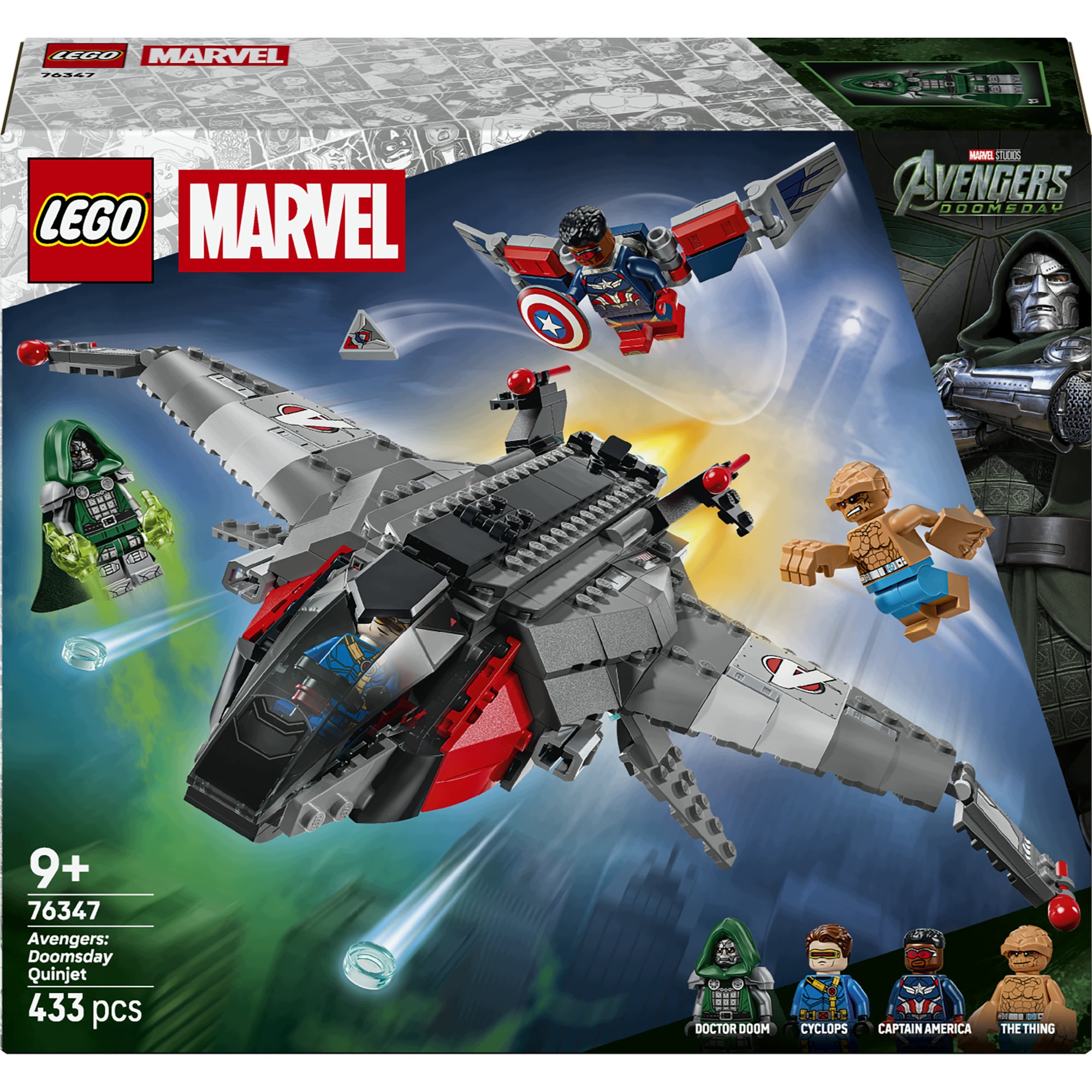 Lego Marvel 76347 Avengers: Doomsday: Quinjet