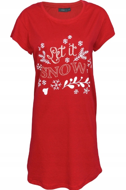 Świąteczna Koszula nocna Bawełna COOP S/M 36/38