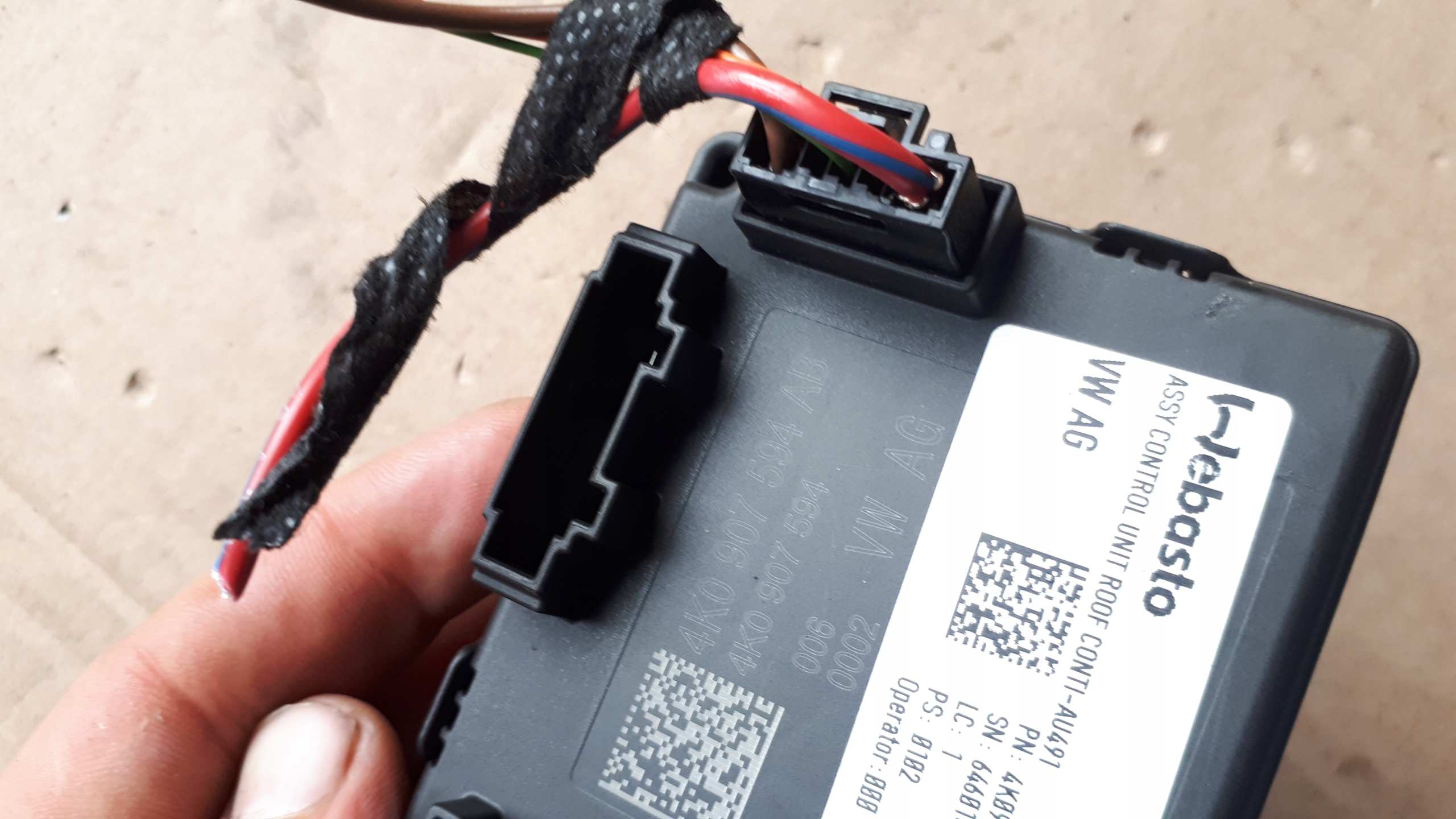 S4 B9 A4 8W Bedienteil Schiebedach 4K0907594AB S5