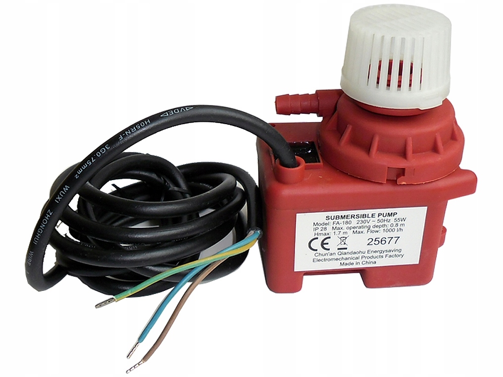 Vodní čerpadlo pro Dc/dv/ds/dx/dr Rubi FA-180 pro řezačku glazury Pumpička