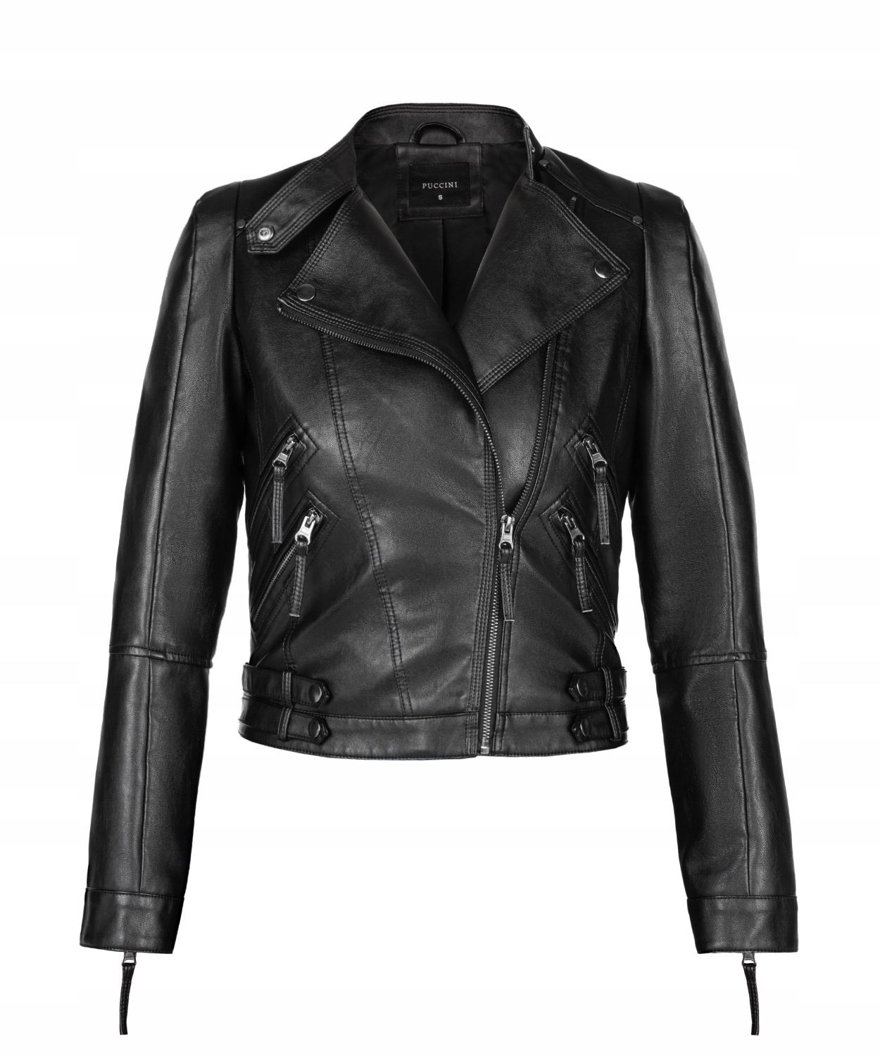 

Kurtka Damska Puccini Ramoneska S Czarny KD12303 1