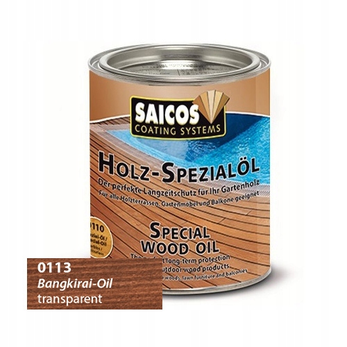 

Saicos Olej Do Tarasów 0113 bangkirai 0,75L