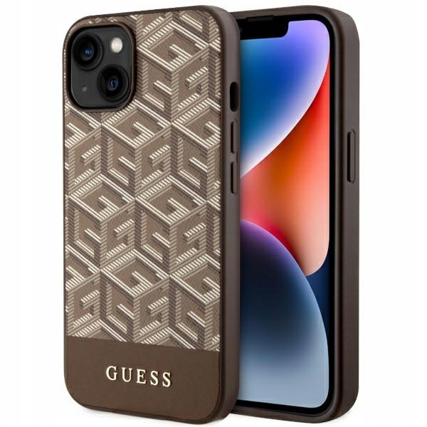 Guess GUHMP14SHGCFSEW iPhone 14 15 /13 6.1" hnědý/brown hardcase GCube